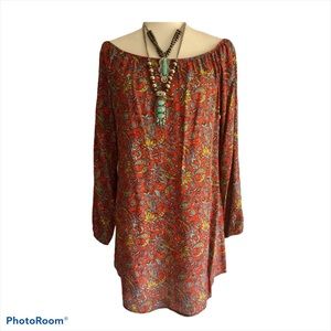 LUCYLOVE ❤️ BEACH COUTURE OFF SHOULDER MULTI DRESS